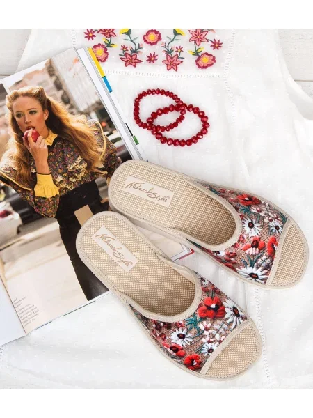 Bačkory Natural Style bílé