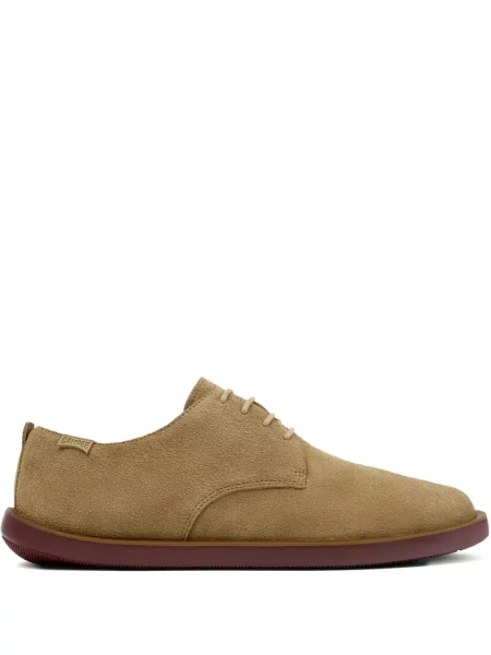 Pantofi derby Camper din piele de căprioară