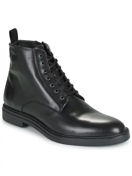 Botine Boss din piele negru