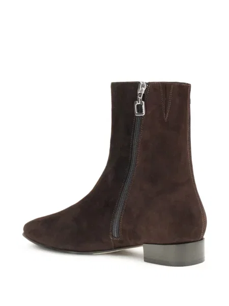 Botine Carel Paris din piele de căprioară maro