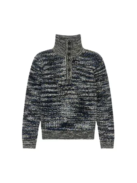 Lniany sweter z golfem Missoni