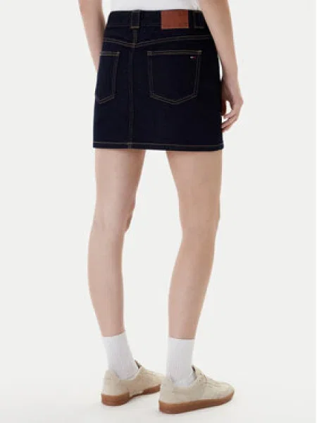 Tommy Jeans Farmer szoknya sötétkék