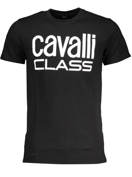 Tricou Cavalli Class scurt negru