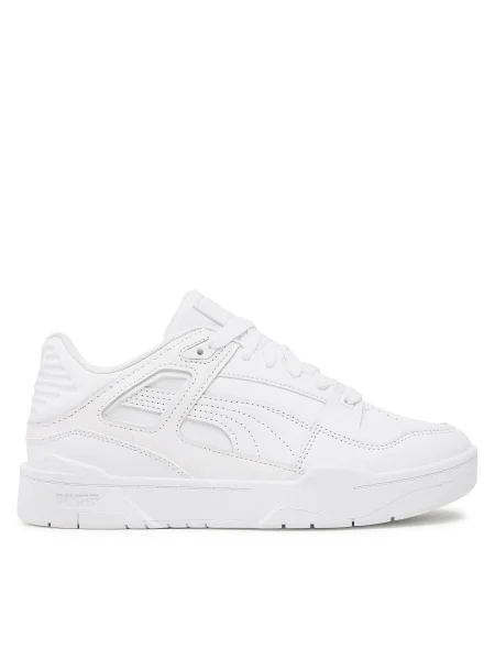 Pantofi Puma din piele alb