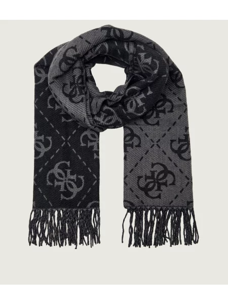 GUESS Fular gri negru