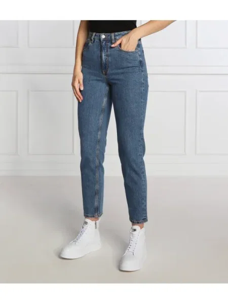 GUESS Blugi | Mom Fit albastru