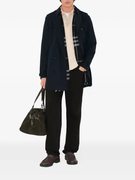 Scurt trenci Burberry albastru