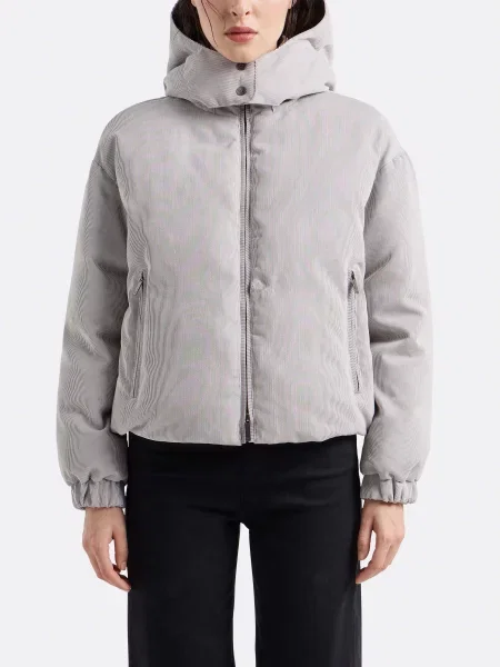 Пуховик Emporio Armani сірий