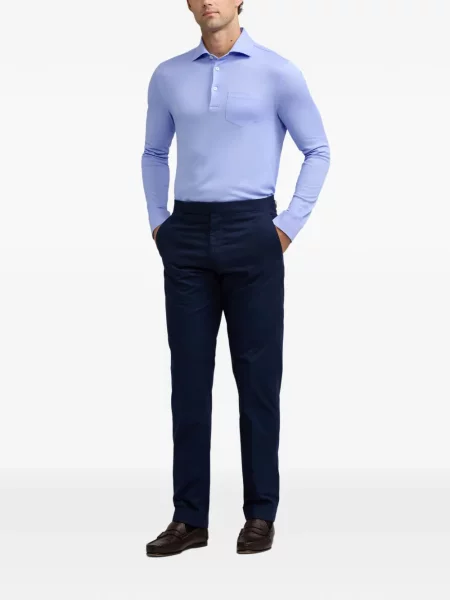 Μακρύς polo Ralph Lauren Purple Label μπλε
