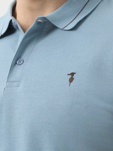 Поло Trussardi голубое