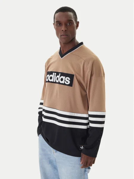 ADIDAS ORIGINALS Tričko HCKY kapučíno / čierna / biela béžová