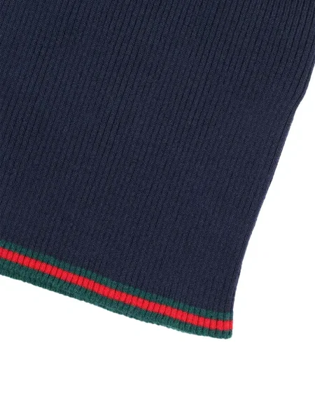 Sweter z golfem dziecięcy Gucci niebieski