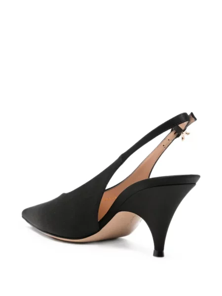 Pantofi cu toc Gianvito Rossi slingback negru
