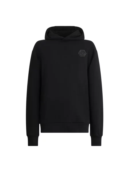 Bluza z kapturem Philipp Plein z kapturem czarna