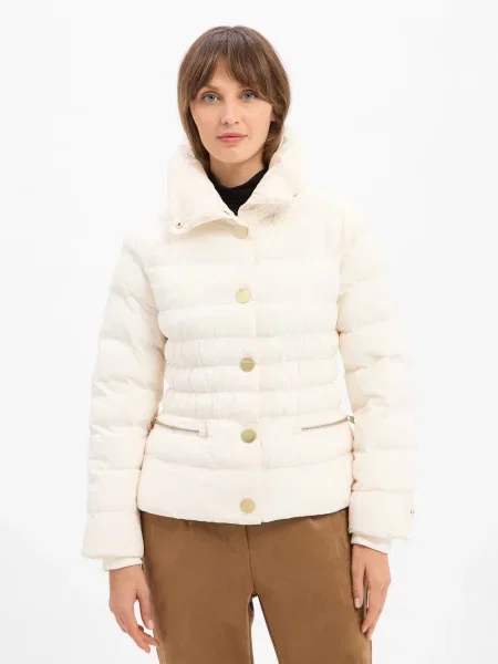 Armani Exchange kurtka pikowana Kobiety jednolity S biały