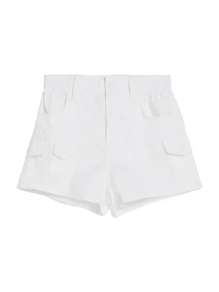 Bershka Pantaloni cu alb