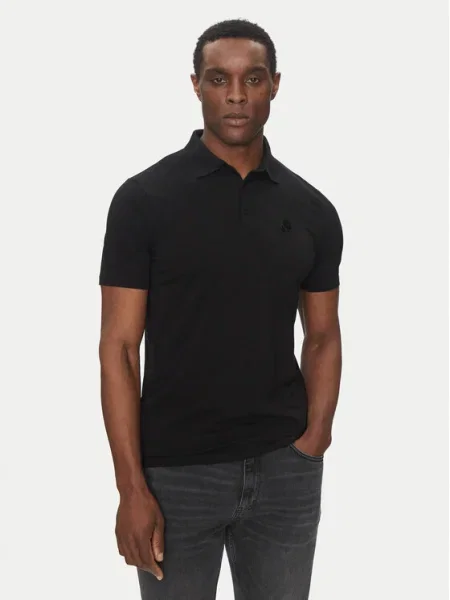 KARL LAGERFELD Tricou polo negru