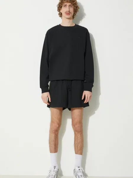 Σορτς New Balance Athletics French Terry Short 5" Black S μαύρο