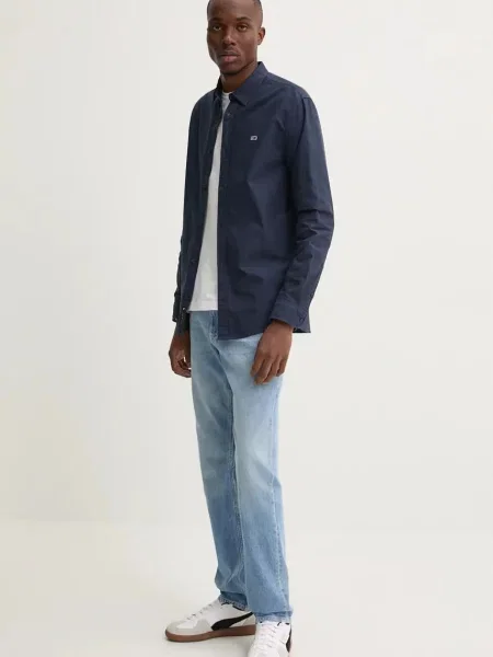 Kavbojke Tommy Jeans modra