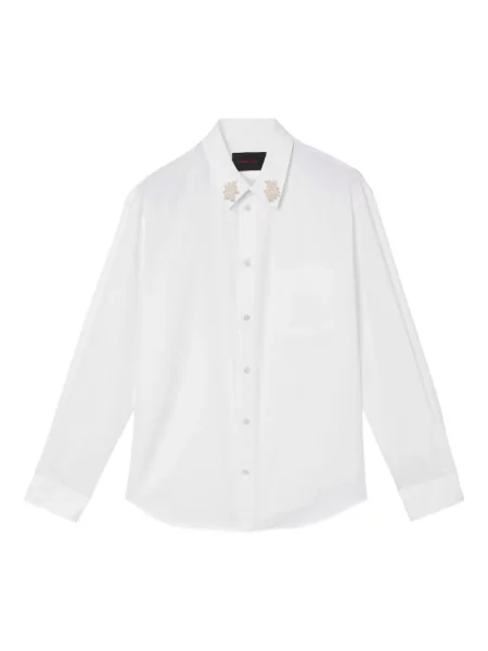 Košile Simone Rocha s perlami bílá