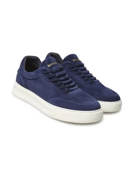 Sneakersy Barracuda zamszowe niebieskie