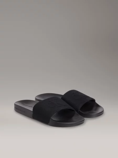 Șlapi Calvin Klein Jeans negru