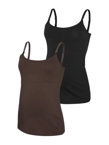 MAMALICIOUS Top Kerrie maro negru