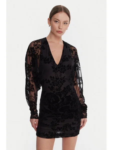 PINKO Rochie cocktail Roulette negru