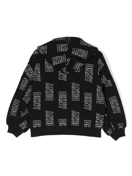 Bluza z kapturem dziecięca Dkny czarna