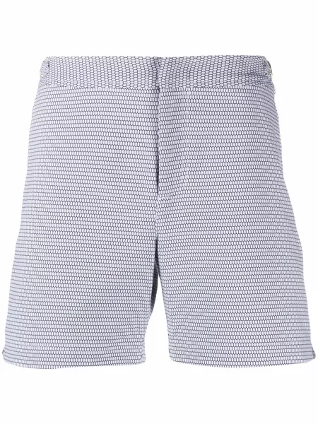 Slip de baie Orlebar Brown din jacard albastru