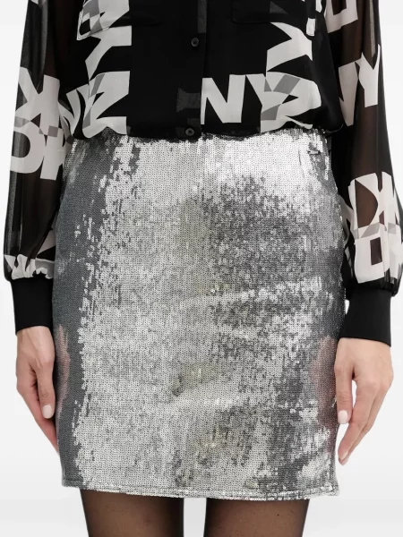 Fusta mini Dkny cu paiete