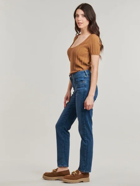 Blugi drepți Levi's® cu talie înaltă albastru