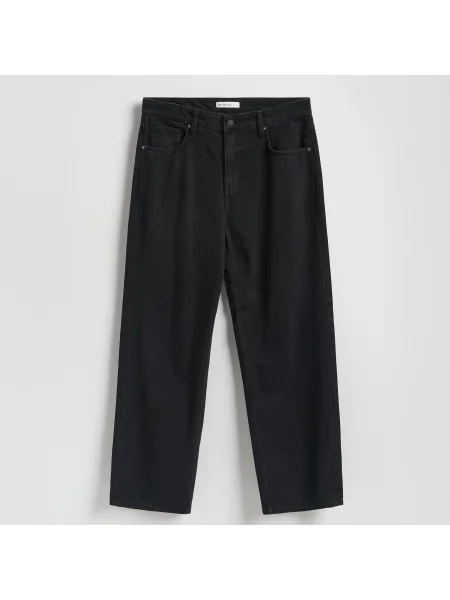 Reserved Koptatott hatású loose farmer fekete