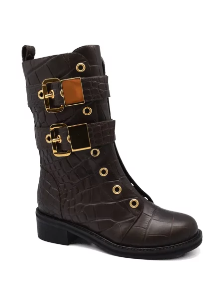 Botine Giuseppe Zanotti cu cataramă maro