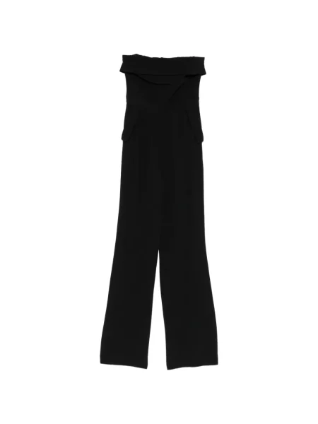 Salopetă Elie Saab fără bretele negru