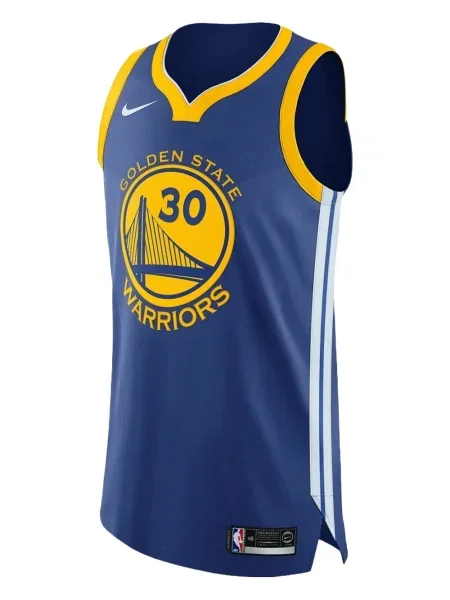 Bikerské tričko Nike s potiskem bez rukávů modré