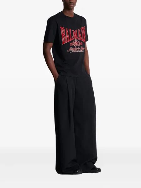 Tricou Balmain cu imagine negru