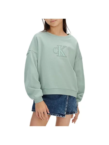 Mikina Calvin Klein Jeans modrá