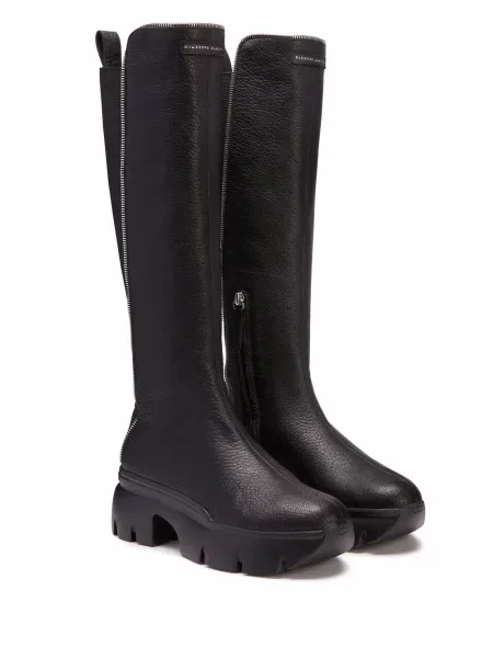 Botine Giuseppe Zanotti cu platformă negru