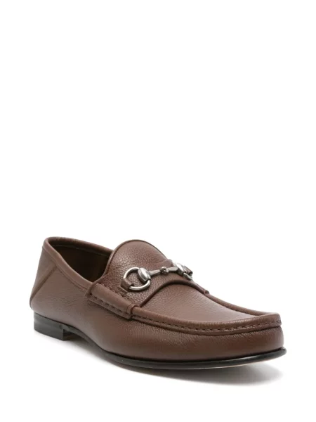 Pantofi loafer Gucci maro