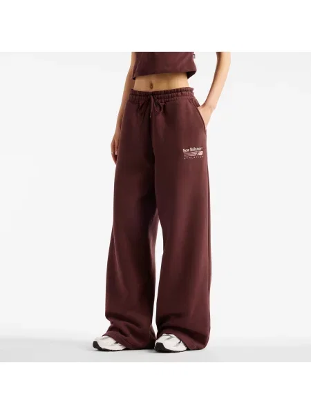 Spodnie New Balance – bordowe
