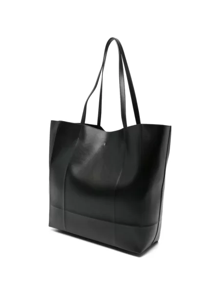 Geantă de mână Toteme din piele negru