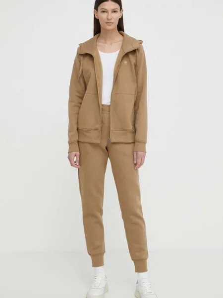 Однотонные спортивные штаны G-star бежевые