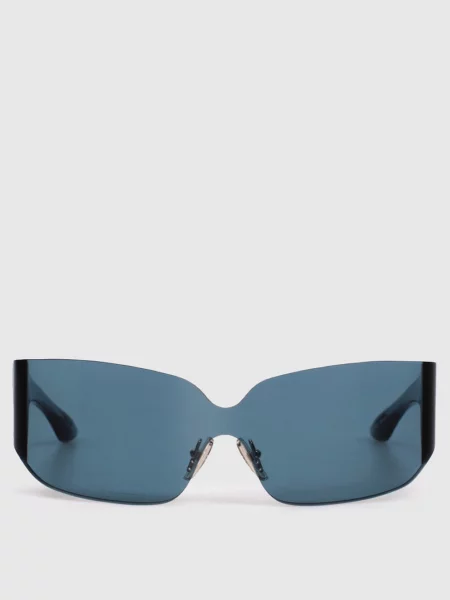 Сонцезахисні окуляри Mono Square Balenciaga блакитні