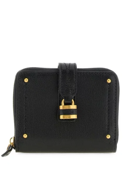 Portofel Chloé din piele negru