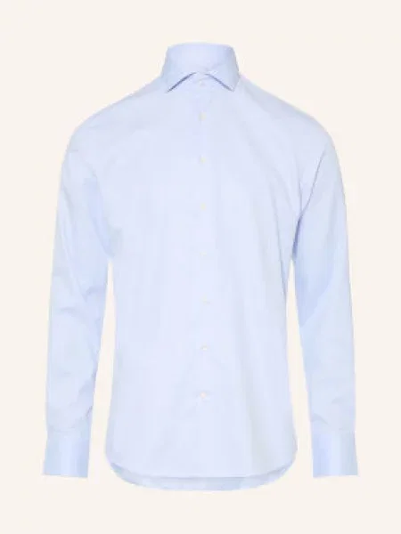 Profuomo Koszula O Kroju Slim Fit blau