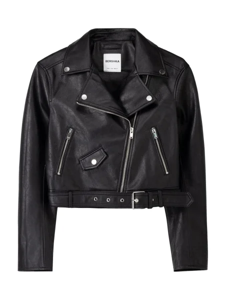 Bershka Prehodna jakna črna