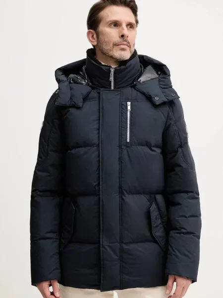 Пухено яке MOOSE KNUCKLES EVEREST зимен модел тъмносиньо