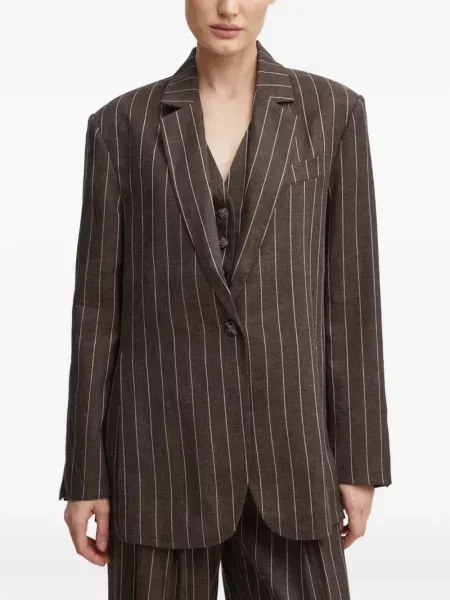 Prugasti blejzer Day Birger Et Mikkelsen smeđa