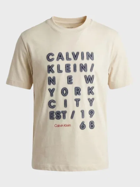 Футболка Calvin Klein Jeans бежева